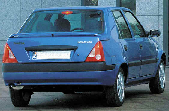 Dacia Solenza 2003–2005 - żarówki tył